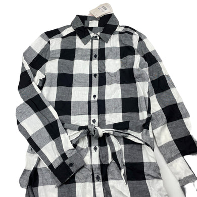 Girls B Collection, checked lightweight cotton shirt dress, NEW, size 14, L: 78cm approx