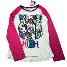 Load image into Gallery viewer, Girls Monster High, cotton long sleeve t-shirt / top, NEW, size 12,  