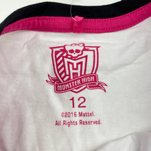 Load image into Gallery viewer, Girls Monster High, cotton long sleeve t-shirt / top, NEW, size 12,  