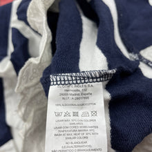 Load image into Gallery viewer, Girls Free Style Kids, navy stripe cotton long sleeve top, NEW, size 4,  