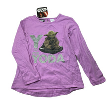 Load image into Gallery viewer, Girls Disney, Star Wars Yoda cotton long sleeve top, NEW, size 5,  