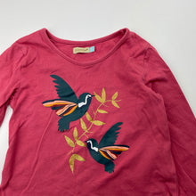 Load image into Gallery viewer, Girls Lily &amp; Dan, cotton long sleeve top, birds, GUC, size 3,  