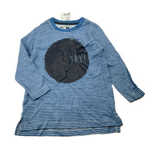 Load image into Gallery viewer, Boys H&amp;T, blue stripe cotton long sleeve top, NEW, size 2,  