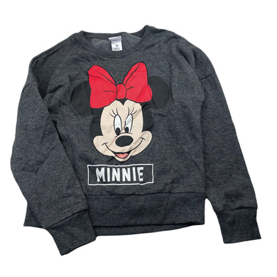 Girls Disney, Minnie Mouse fleece lined sweater / jumper, EUC, size 10,  