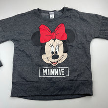 Load image into Gallery viewer, Girls Disney, Minnie Mouse fleece lined sweater / jumper, EUC, size 10,  