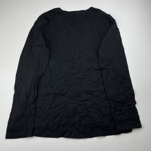 Load image into Gallery viewer, Girls Target, black cotton long sleeve top, heart, EUC, size 14,  