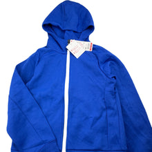 Load image into Gallery viewer, unisex Uniqlo, blue Dry Stretch zip hoodie sweater, NEW, size 10,  