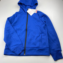Load image into Gallery viewer, unisex Uniqlo, blue Dry Stretch zip hoodie sweater, NEW, size 10,  