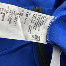 Load image into Gallery viewer, unisex Uniqlo, blue Dry Stretch zip hoodie sweater, NEW, size 10,  