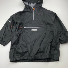 Load image into Gallery viewer, Boys Pumpkin Patch, black spray jacket / rain coat, GUC, size 4,  