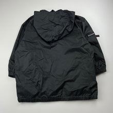 Load image into Gallery viewer, Boys Pumpkin Patch, black spray jacket / rain coat, GUC, size 4,  
