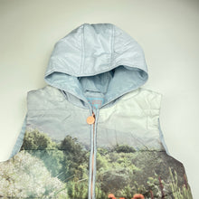 Load image into Gallery viewer, Girls COOL CLUB, hooded puffer vest / sleeveless jacket, small mark, FUC, size 10,  