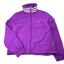 Load image into Gallery viewer, Girls Adidas, CLIMACOOL lightweight zip up track top, EUC, size 10,  