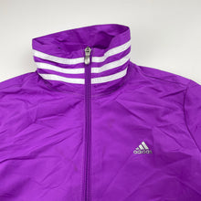 Load image into Gallery viewer, Girls Adidas, CLIMACOOL lightweight zip up track top, EUC, size 10,  