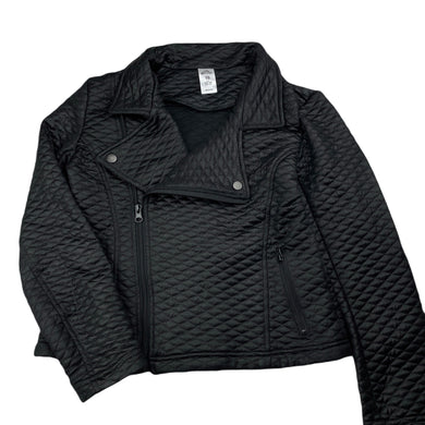 Girls Miss Understood, black lightly quilted jacket, EUC, size 10,  