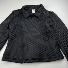 Load image into Gallery viewer, Girls Miss Understood, black lightly quilted jacket, EUC, size 10,  