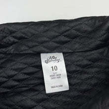 Load image into Gallery viewer, Girls Miss Understood, black lightly quilted jacket, EUC, size 10,  