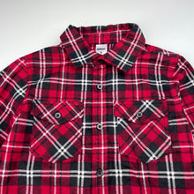Load image into Gallery viewer, Boys Urban Supply, checked flannel cotton long sleeve shirt, EUC, size 8,  