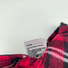 Load image into Gallery viewer, Boys Urban Supply, checked flannel cotton long sleeve shirt, EUC, size 8,  