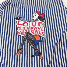 Load image into Gallery viewer, Girls Meng Yun Lisha, Olive Oyl cotton long sleeve shirt, armpit to armpit: 36cm, armpit to cuff: 27cm, NEW, size 6,  
