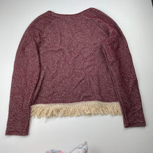 Load image into Gallery viewer, Girls Tilii, maroon long sleeve top, EUC, size 12,  