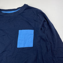 Load image into Gallery viewer, Boys Target, navy cotton pyjama top, EUC, size 12,  