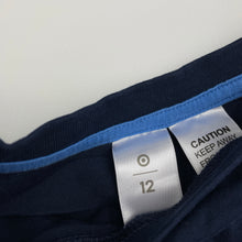 Load image into Gallery viewer, Boys Target, navy cotton pyjama top, EUC, size 12,  