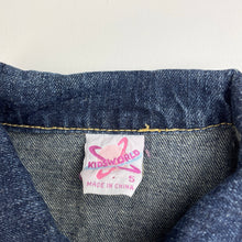 Load image into Gallery viewer, Girls KIDSWORLD, denim zip up jacket, FUC, size 5,  