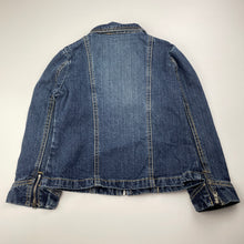 Load image into Gallery viewer, Girls KIDSWORLD, denim zip up jacket, FUC, size 5,  