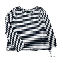 Load image into Gallery viewer, Girls Eve's Sister, navy stripe lightweight long sleeve top, EUC, size 10,  