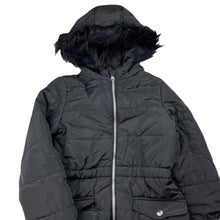 Load image into Gallery viewer, Girls Target, black hooded jacket / coat, EUC, size 7,  
