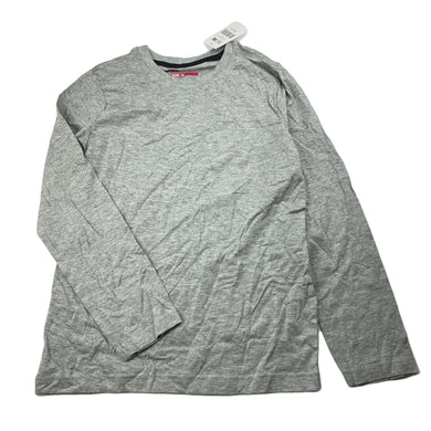 Boys Shock Resistant, grey marle long sleeve t-shirt / top, NEW, size 10,  