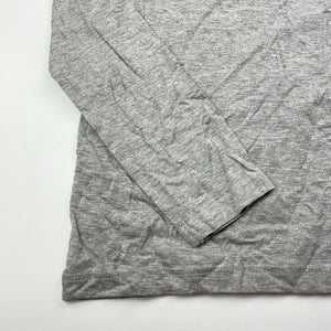 Boys Shock Resistant, grey marle long sleeve t-shirt / top, NEW, size 10,  