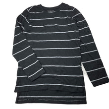 Load image into Gallery viewer, Boys Next, black &amp; white stripe long sleeve t-shirt / top, EUC, size 9,  