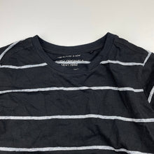 Load image into Gallery viewer, Boys Next, black &amp; white stripe long sleeve t-shirt / top, EUC, size 9,  