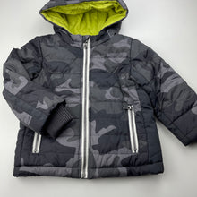 Load image into Gallery viewer, Boys Target, camo print hooded jacket / coat, EUC, size 2,  