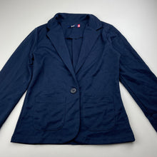 Load image into Gallery viewer, Girls L&amp;D, navy lightweight jacket, EUC, size 10,  