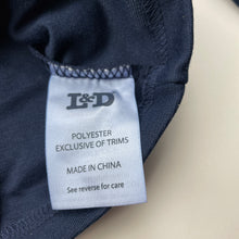Load image into Gallery viewer, Girls L&amp;D, navy lightweight jacket, EUC, size 10,  