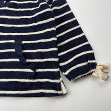 Load image into Gallery viewer, Girls Cotton On, navy terry hooded top, NEW, size 2,  