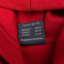 Load image into Gallery viewer, Boys Match It, red fleece lined hoodie sweater, EUC, size 5,  