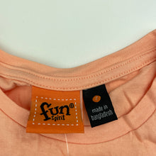 Load image into Gallery viewer, Girls Fun Spirit, coral cotton long sleeve t-shirt / top, NEW, size 7,  