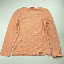 Load image into Gallery viewer, Girls Fun Spirit, coral cotton long sleeve t-shirt / top, NEW, size 7,  