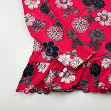 Load image into Gallery viewer, Girls floral, cotton long sleeve top, wash fade, FUC, size 6,  