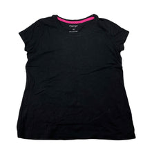 Load image into Gallery viewer, Girls Mango, black cotton t-shirt / top, GUC, size 10,  
