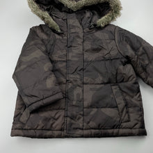 Load image into Gallery viewer, Boys Target, camo print hooded jacket / coat, EUC, size 3,  