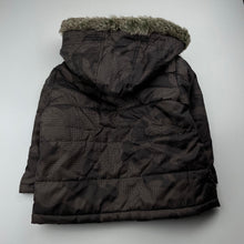 Load image into Gallery viewer, Boys Target, camo print hooded jacket / coat, EUC, size 3,  