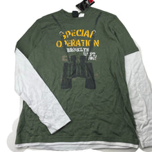 Load image into Gallery viewer, Boys Brooklyn Industries, soft cotton long sleeve t-shirt / top, NEW, size 14,  