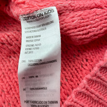 Load image into Gallery viewer, Girls Cotton On, pink knitted cotton sweater / jumper, FUC, size 7,  