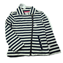 Load image into Gallery viewer, Girls Target, navy stripe cotton lightweight jacket, *light mark on back*, NEW, size 6,  