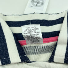 Load image into Gallery viewer, Girls Target, navy stripe cotton lightweight jacket, *light mark on back*, NEW, size 6,  